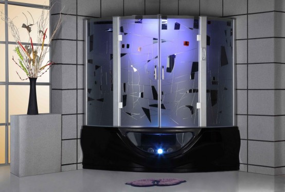 21 kreativa glasdörrdesigner för badrum - DigsDi