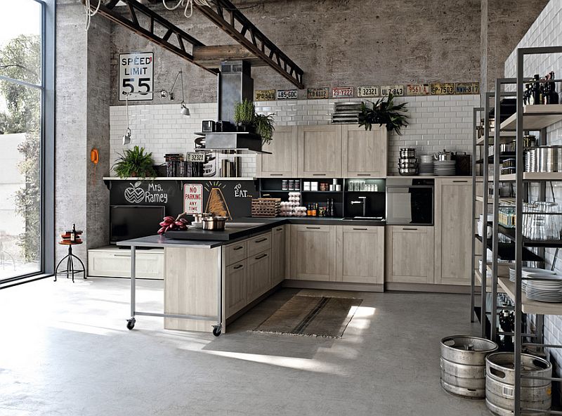 100 Awesome Industrial Kitchen Ide