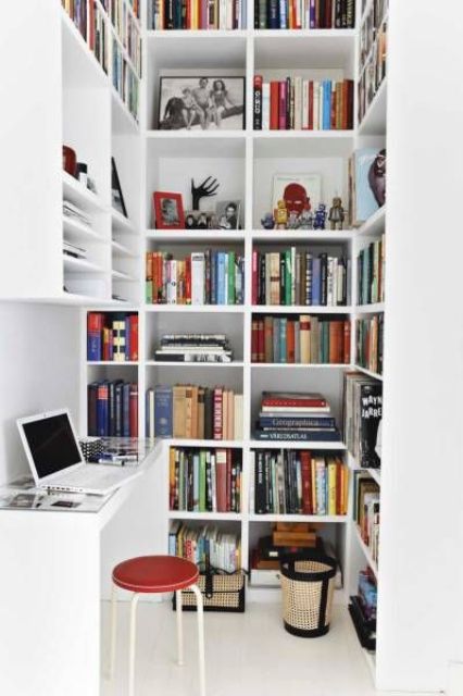 33 Tiny Yet Functional Home Office Designs - DigsDi