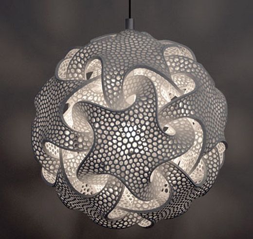 3D-tryckt hängande belysning Hängande belysning |  Geometrisk lampa, Eco.