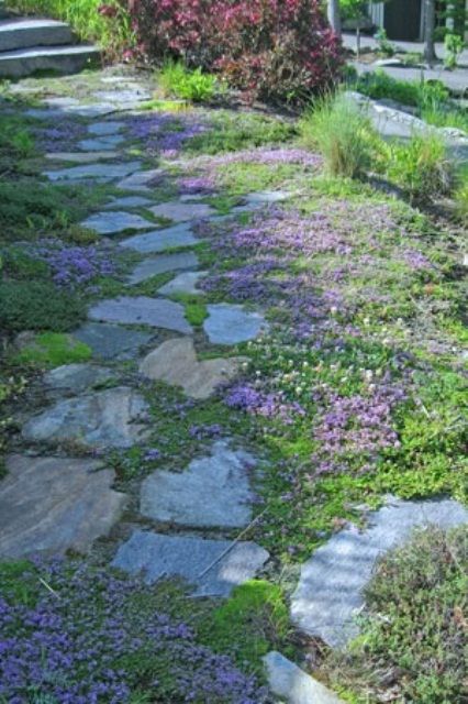 43 Awesome Garden Stone Paths |  Trädgårdspromenad