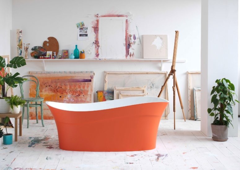 Victoria + Albert Färgglada badkar för moderna hem - DigsDi