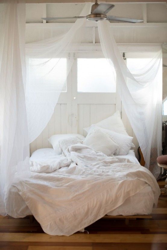 23 drömmande och praktiska myggnät till ditt sovrum |  Vit.