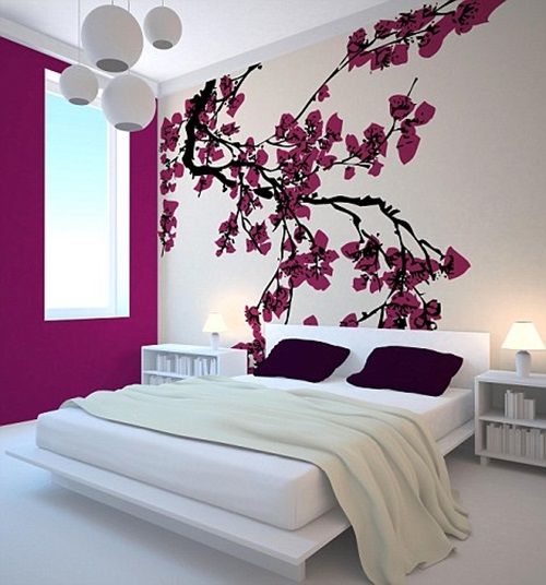 De 5 mest populära sovrumsteman |  Cherry blossom sovrum.