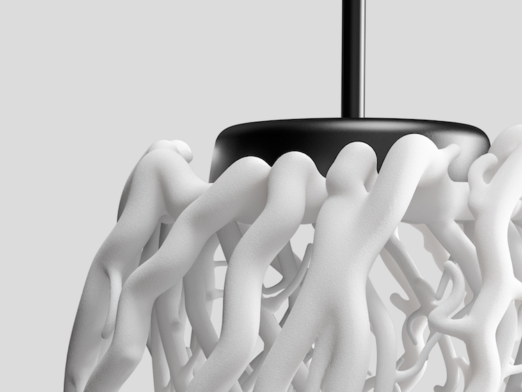 Life: En 3D-hjärtformad taklampa - DigsDi