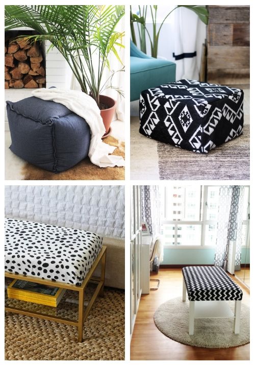 15 IKEA ottomanska och puffhackar att försöka |  ComfyDwelling.c