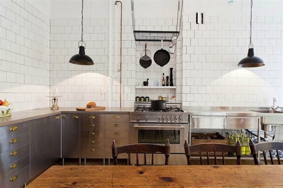 Industriell och vintage köksdesign i Stockholm - DigsDi