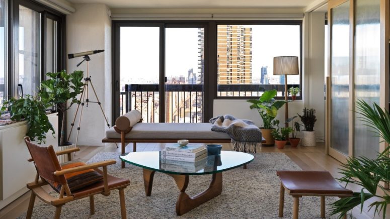 Chic samtida lägenhet med 70-tals detaljer - DigsDi