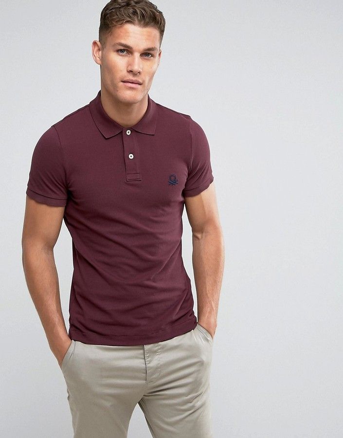 Burgundy Polo Shirt Outfit Ideas